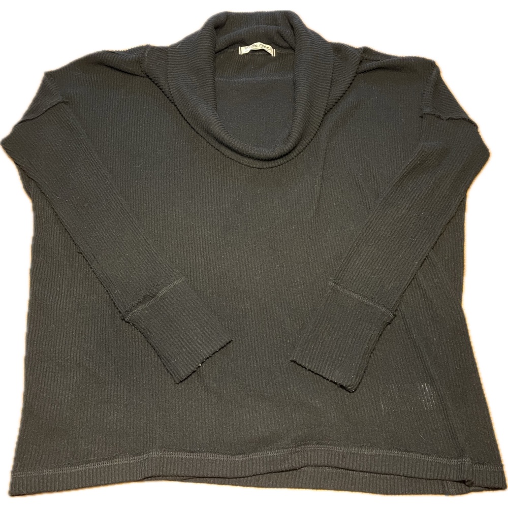 BUNDLE 2 Free People Backless Shirt Women’s Sm-Med Black And Blue